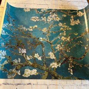 THE ALMOND BLOSSOM VINCENT VAN GOGH SAN REMY 1890 UNPASTED WALL HANGING POSTER